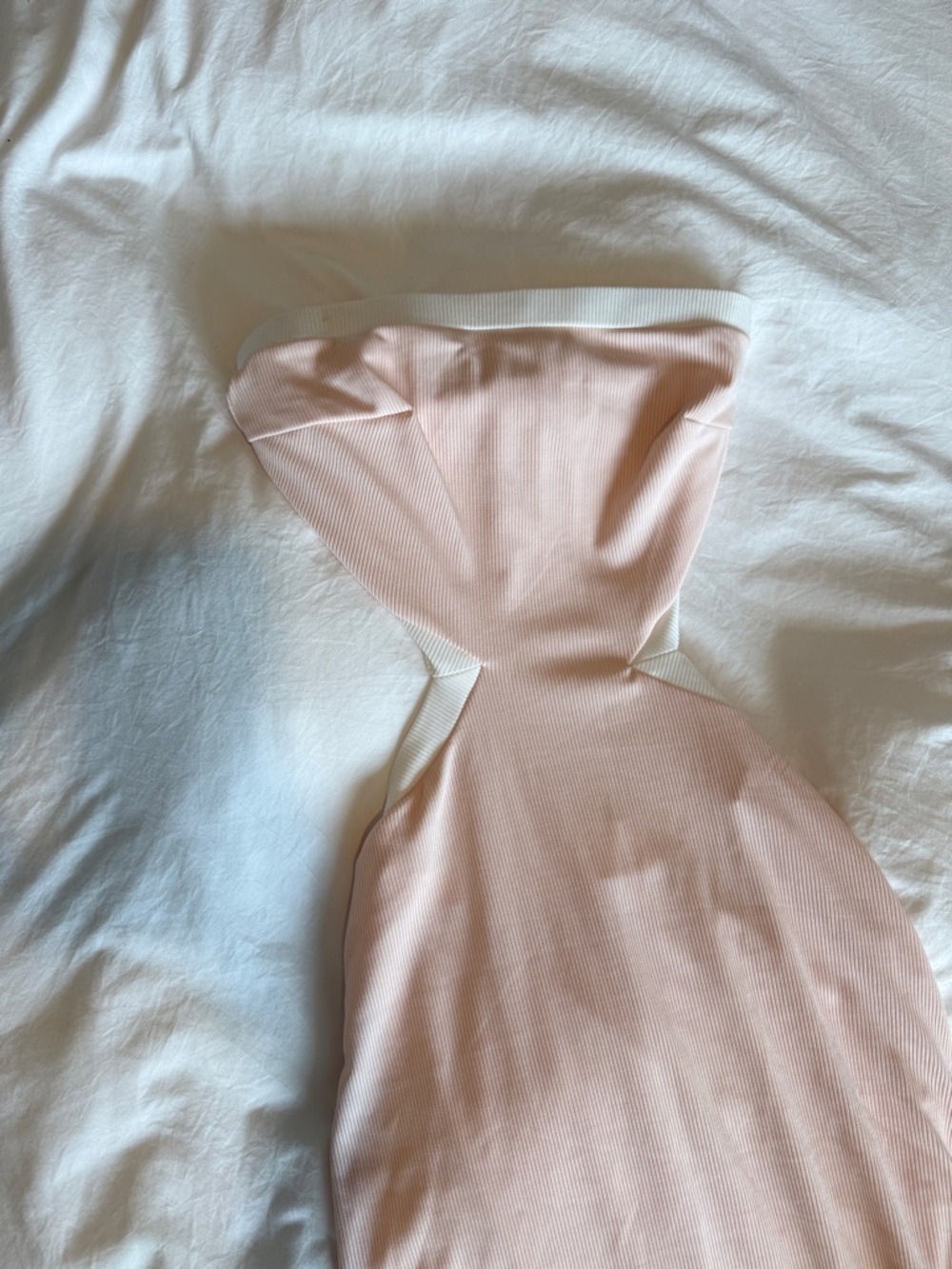 Princess Polly Strapless Cut-Out Maxi Dress – Blush Pink – Size 0 - Picture 8 of 9